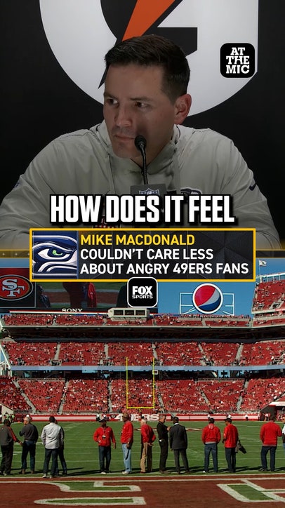 Mike Macdonald has a message for salty 49ers fans 🤣