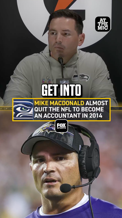 Mike MacDonald almost quit the NFL to become an accountant in 2014