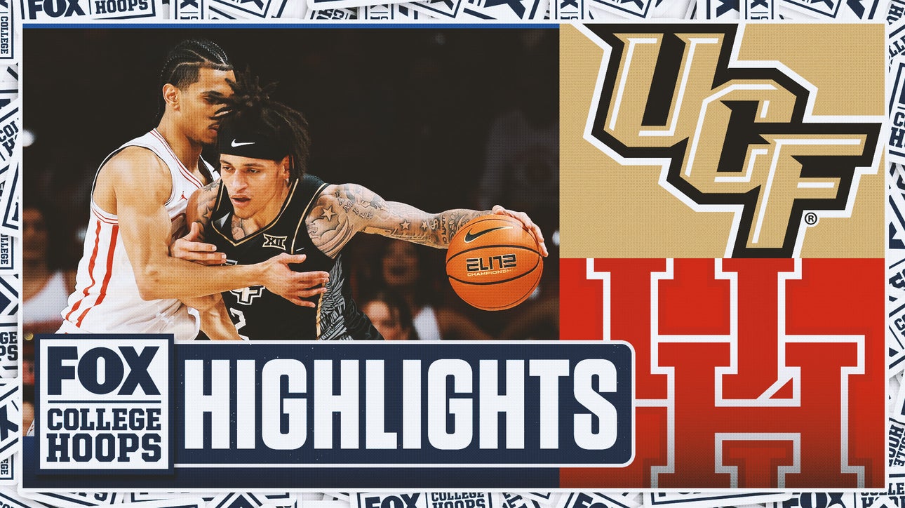 UCF Knights vs. No. 8 Houston Cougars Highlights 🏀 FOX College Hoops