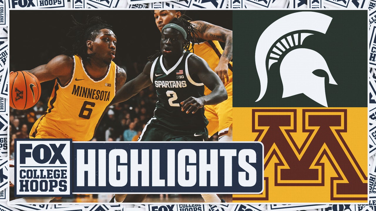 No. 10 Michigan State Spartans vs. Minnesota Golden Gophers Highlights | FOX College Hoops