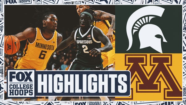 No. 10 Michigan State Spartans vs. Minnesota Golden Gophers Highlights | FOX College Hoops