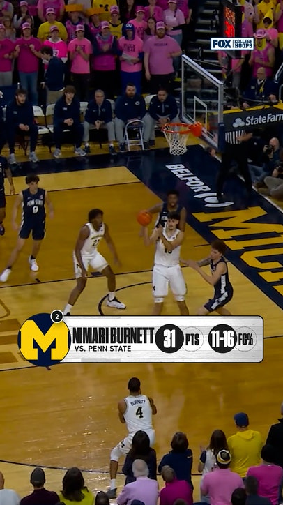 A career night for Nimari Burnett 🔥