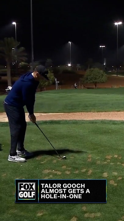 Almost a hole-in-one for Talor Gooch 😳