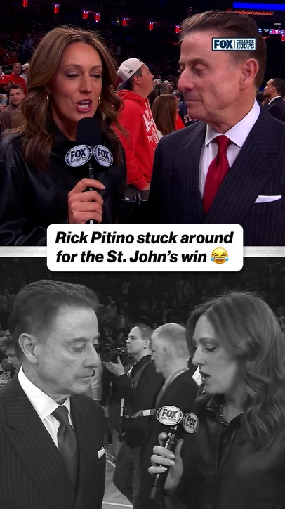 Rick Pitino's pregame joke came full circle with St. John's win over No. 3 UConn 😆