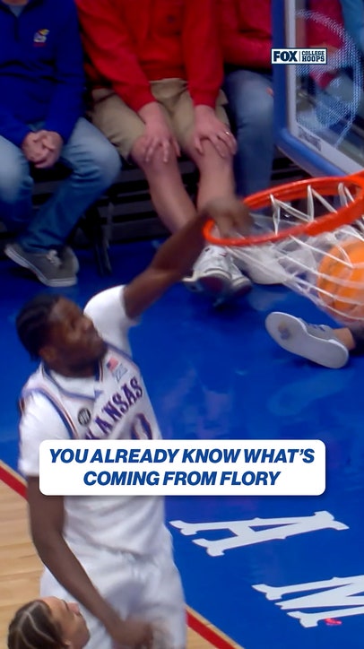 Melvin Council Jr. hit Flory Bidunga on the GO ‼️