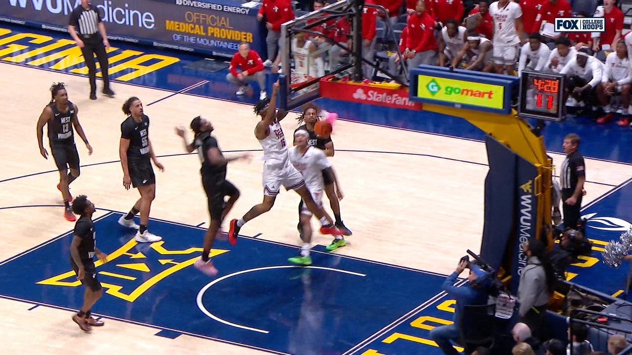 Texas Tech's JT Toppin throws down thunderous dunk vs. West Virginia