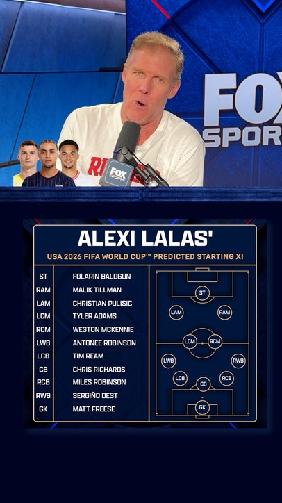 Alexi Lalas gives his prediction for USMNT's Starting XI for 2026 World Cup 👀