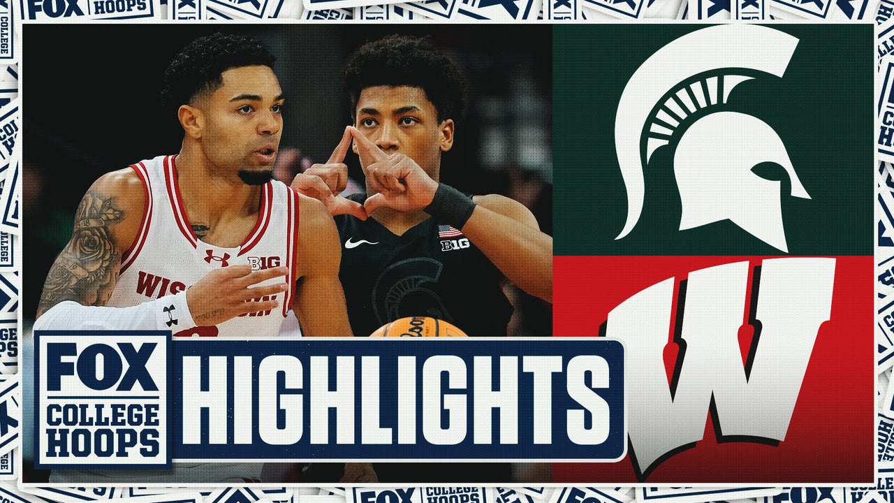 No. 10 Michigan State Spartans vs. Wisconsin Badgers Highlights 🏀 FOX College Hoops