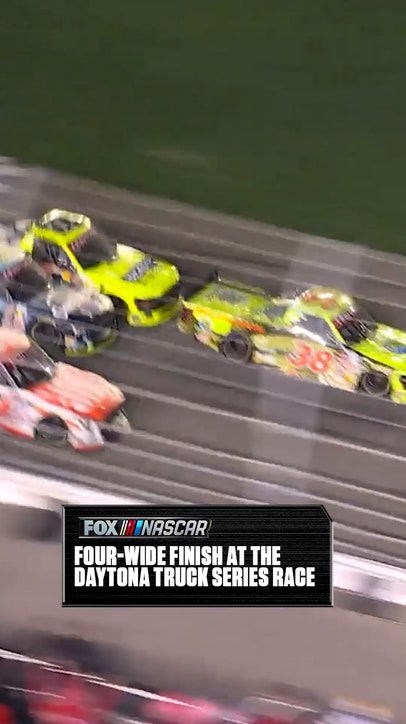 WILD Four-Wide Finish at Daytona 🤯 