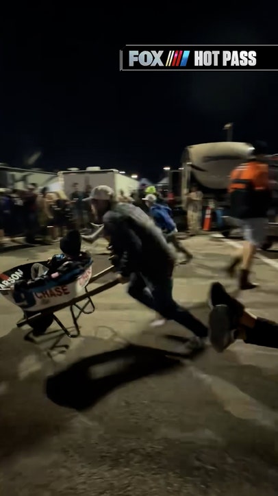 A time-honored tradition in Daytona. If it moves, we race it. 