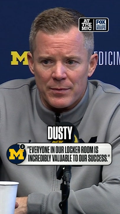 Michigan HC Dusty May shares that the Wolverines don't have time to compare this season to last, ahead of facing Purdue