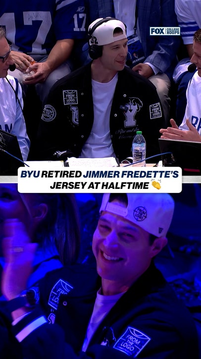 Jimmer Fredette gets his jersey retired at BYU 👏
