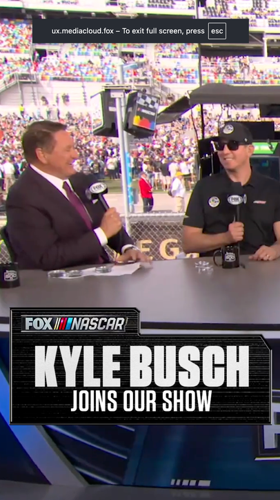 Kyle Busch joins our show!