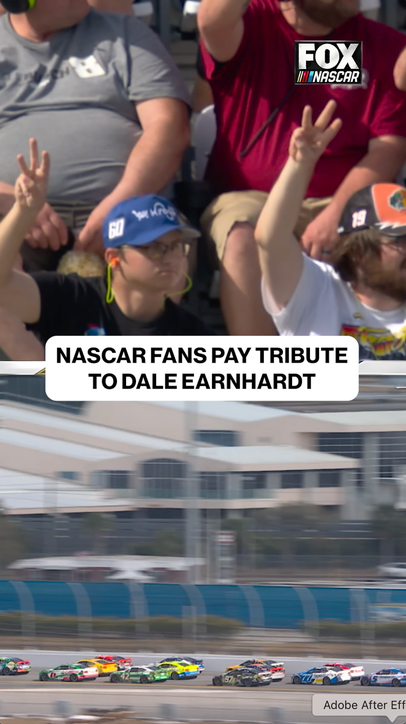 NASCAR Fans Pay Tribute to Dale Earnhardt at Daytona 500 ❤️