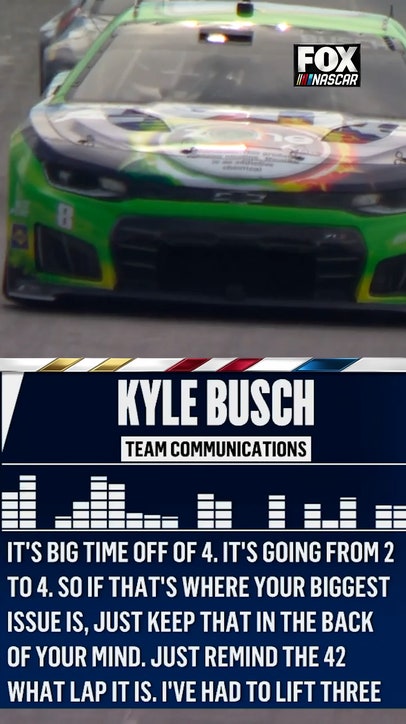 Kyle Busch is already frustrated early on in the Daytona 500