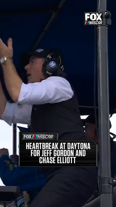 Jeff Gordon & Chase Elliott REACTS to brutal Daytona 500 finish 😬