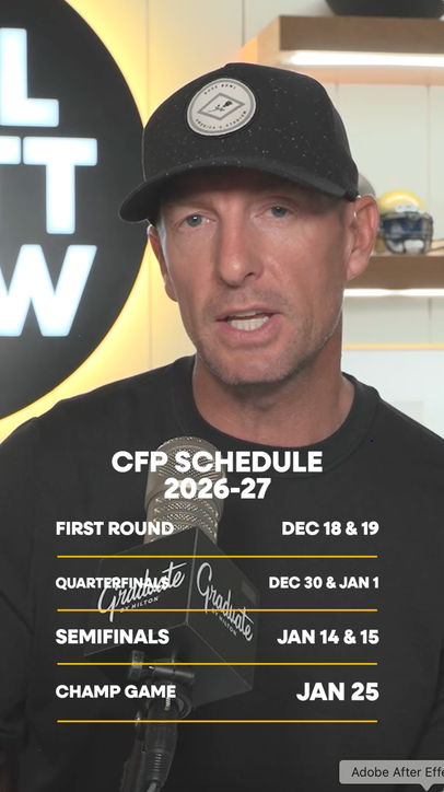 Joel Klatt's thoughts on the 2026-2027 CFP schedule, do you agree? 🤔