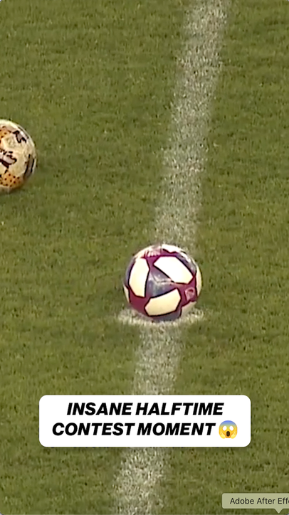 He got it RIGHT ON THE DOT 😱