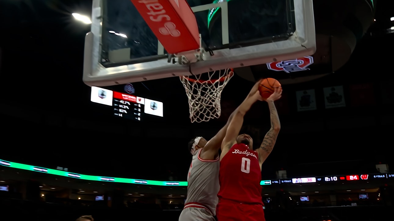 Ohio State's Amare Bynum block leads to Puff Johnson’s TOUGH bucket vs. Wisconsin