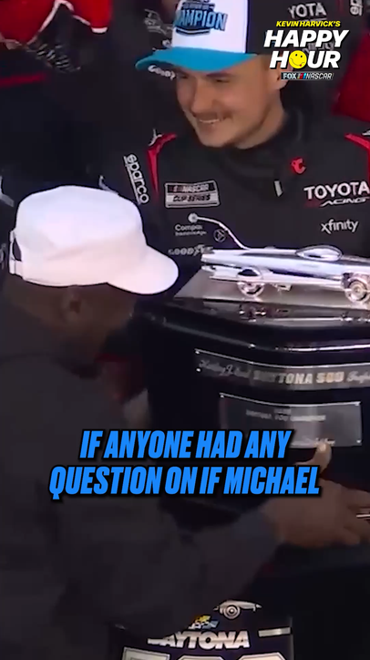 Michael Jordan in Victory Lane 🏆