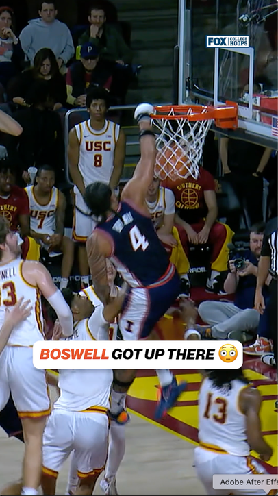 Boswell got UP there 😮‍💨