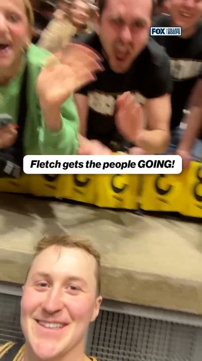 Fletcher Loyer and the Boilermakers are HYPED after the win against Indiana