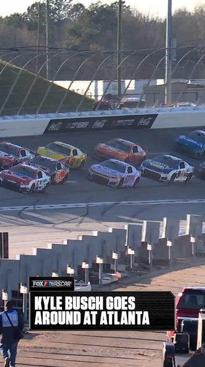 Trouble for Kyle Busch.