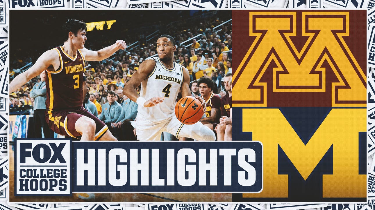 Minnesota Golden Gophers vs. No. 3 Michigan Wolverines Highlights 🏀 FOX College Hoops