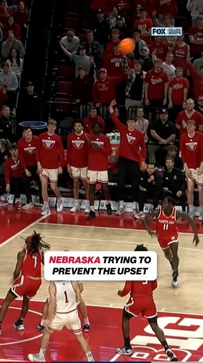 Nebraska STEAL & DUNK for the lead