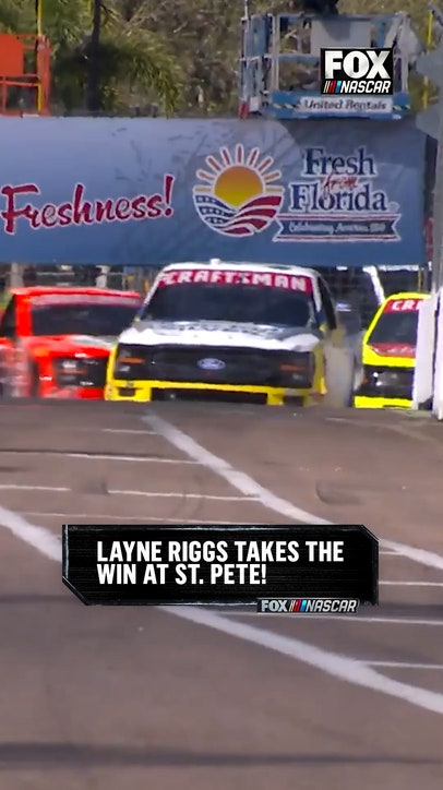 Layne Riggs wins the Truck Series' FIRST EVER Street Course! 🏁