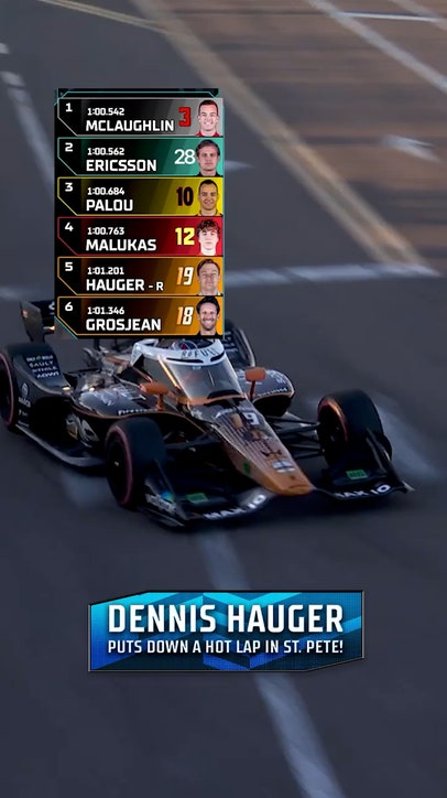 Dennis Hauger INTRODUCES himself to the INDYCAR field in St. Pete 😤