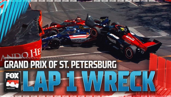 Santino Ferrucci, Sting Ray Rob & Mick Schumacher WRECK on Lap 1 at Grand Prix of St. Petersburg 😮