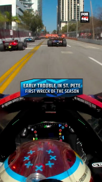 First wreck of the INDYCAR season 🫣