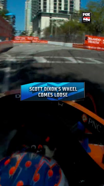 Scott Dixon's wheel has left the track 🫡