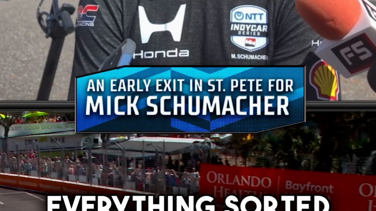 Mick Schumacher discusses his early exit Sunday after a crash in St. Pete.