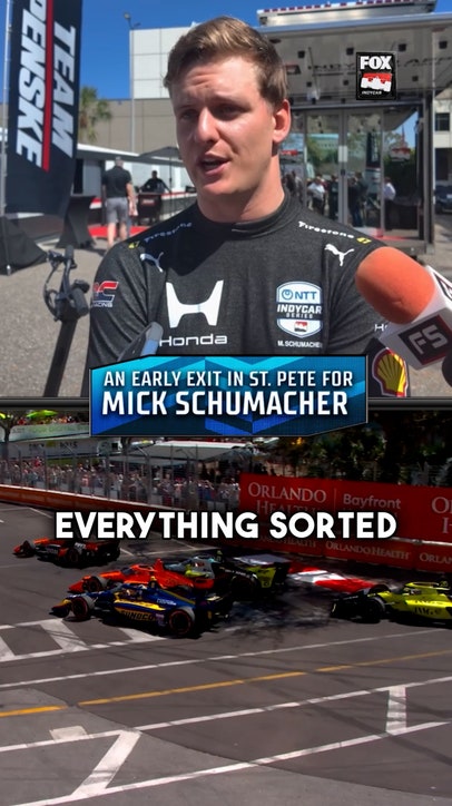 Mick Schumacher talks about his early exit Sunday after a crash in St. Pete 🏎️