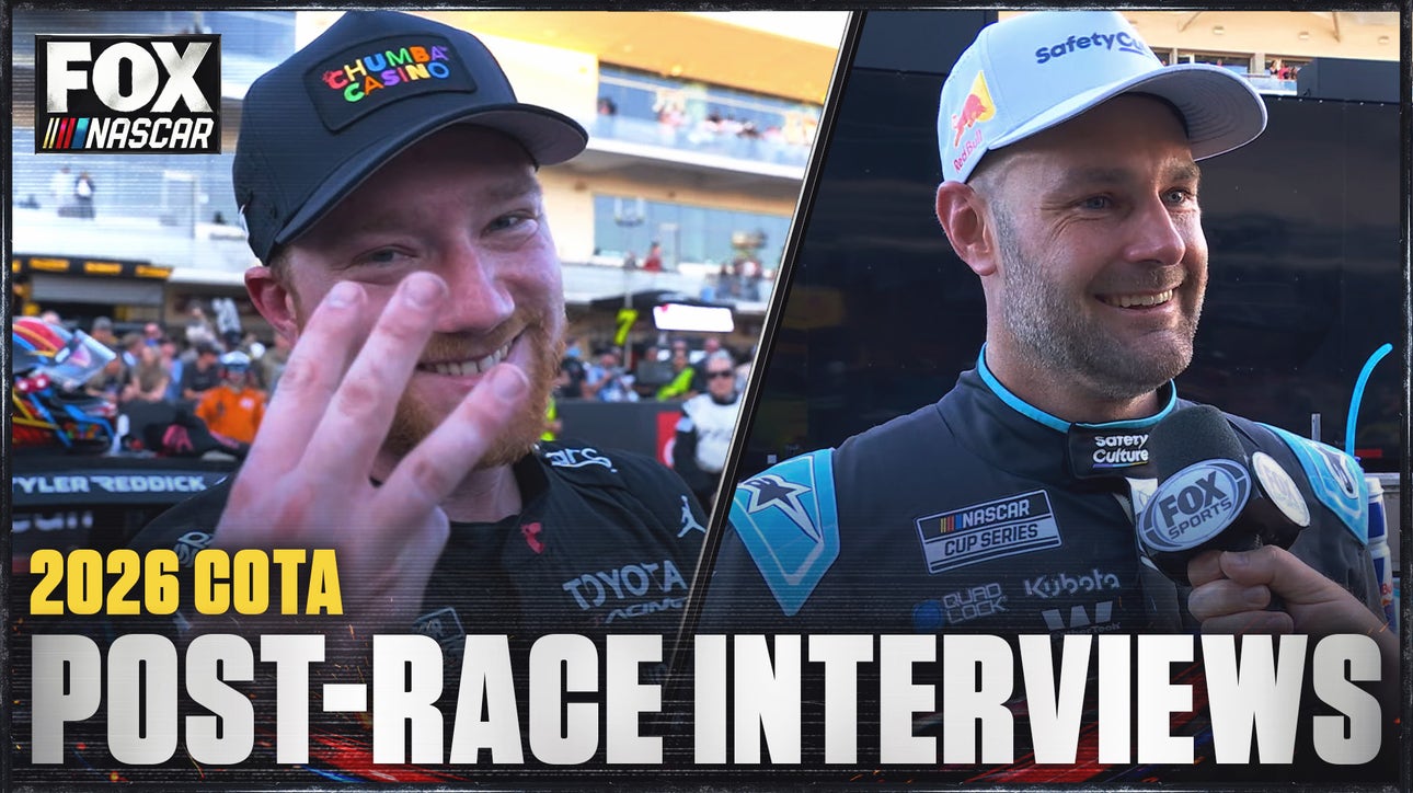 Tyler Reddick, Michael Jordan, SVG & More Post-Race Interviews after COTA 🎤 NASCAR on FOX