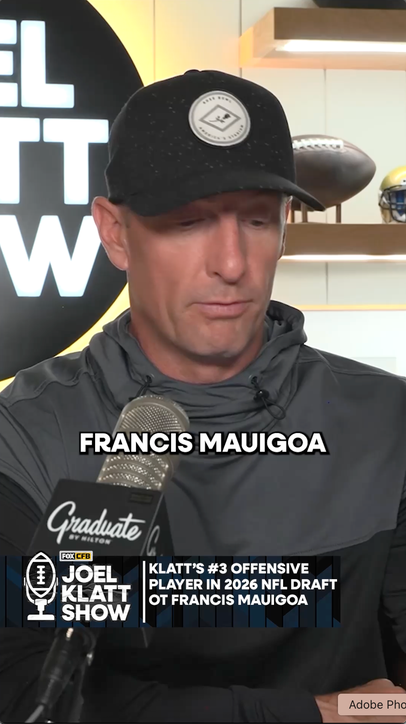 Joel Klatt on the guy he thinks can grow into one of the better offensive lineman in the NFL 🙌