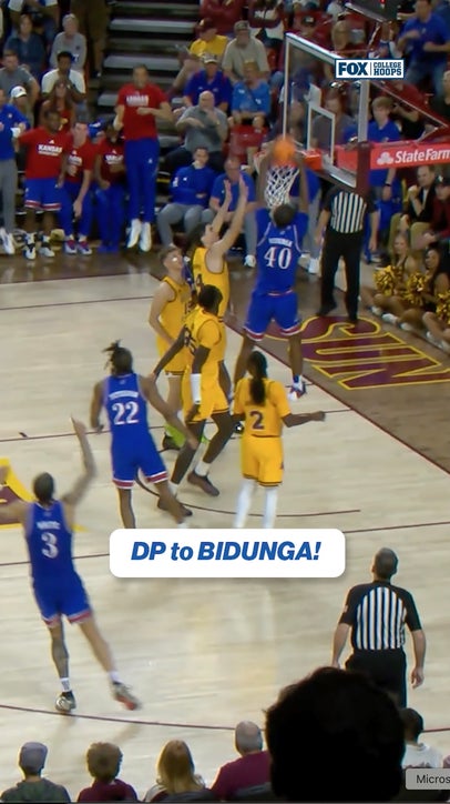 Darryn Peterson drops it off for a Bidunga SLAM 😤