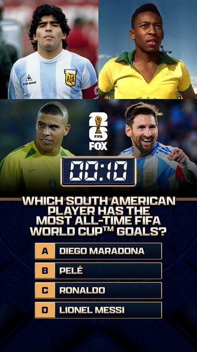 99 days to FIFA World Cup FOX! Which South American player has the most all-time WC Goals 🏆 