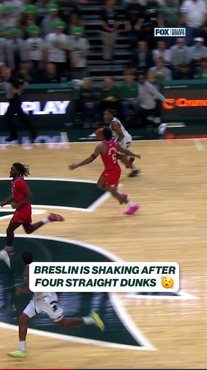 FOUR STRAIGHT DUNKS IN LANSING 😲