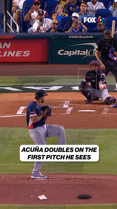Ronald Acuna Jr. starts WBC STRONG 💪 