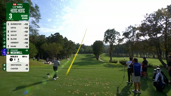 Graeme McDowell makes the second hole in one at LIV Golf Hong Kong