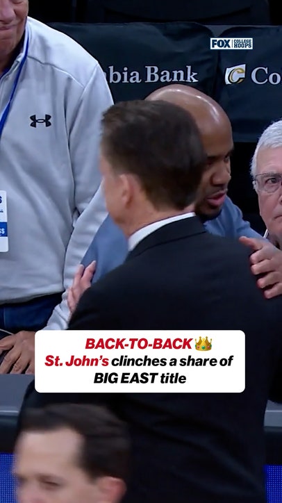 St. John’s clinches a share of the BIG EAST regular-season title for the second year in a row 💪