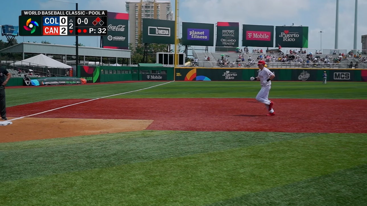 Owen Caissie hits two-run homer to give Canada 2–0 lead over Colombia