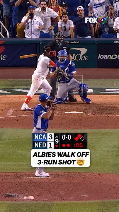ALBIES WITH A WALK OFF
