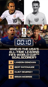 96 days to FIFA World Cup on FOX! Who is the usmnt's all-time leading World Cup goalscorer 👀