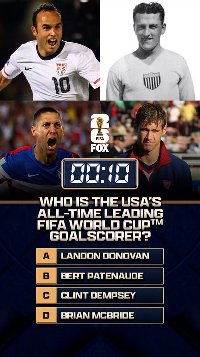 96 days to FIFA World Cup on FOX! Who is the usmnt's all-time leading World Cup goalscorer  👀