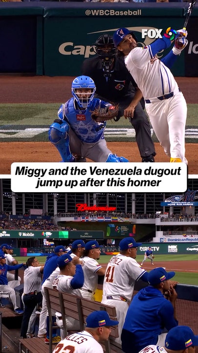 Eugenio Suárez made the Venezuela dugout erupt 🇻🇪