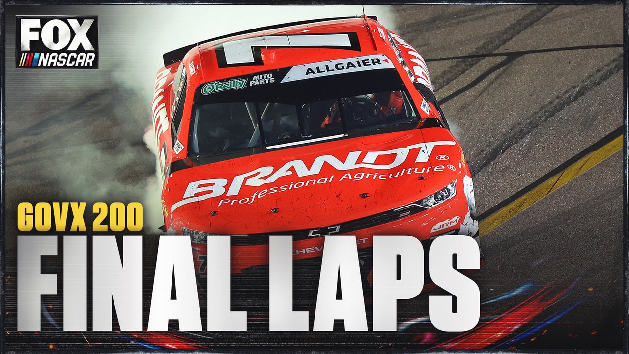 FINAL LAPS: Justin Allgaier takes the checkered flag at GOVX 200 at Phoenix Raceway
